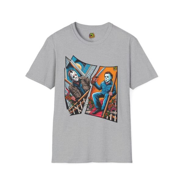 Michael Myers Vintage Shirt | Jason & Michael Halloween Picnic Tee - Image 9