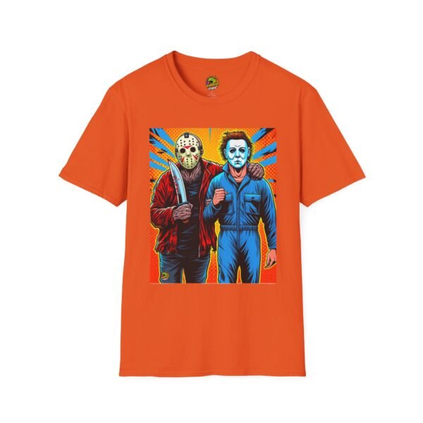 Jason Voorhees & Michael Myers Shirt | Funny Halloween Horror Tee - Image 17