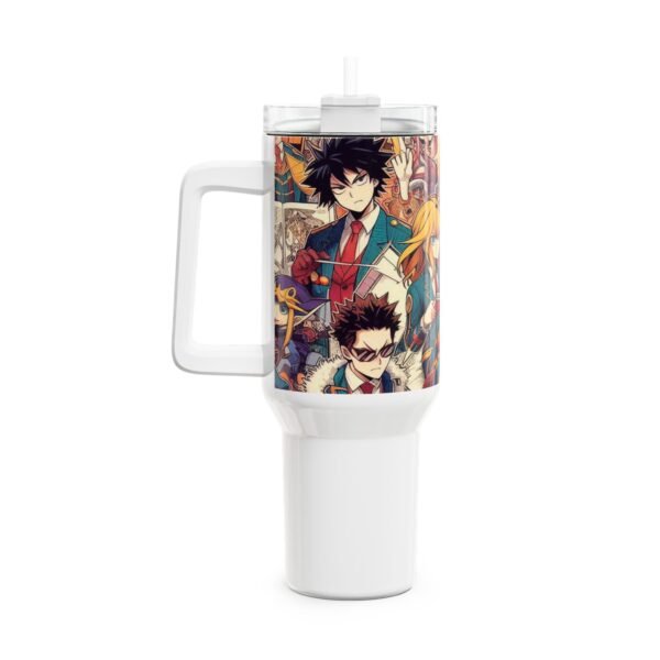 Stanley Comics Themed Tumbler | Geeky Drinkware for Gamers | Colorful Cartoon Tumbler - Image 2