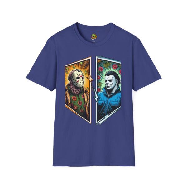 Michael Myers Shirt | Jason Voorhees Funny Vintage Horror Tee - Image 45