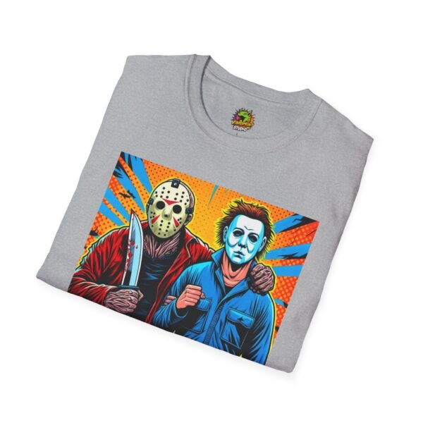 Jason Voorhees & Michael Myers Shirt | Funny Halloween Horror Tee - Image 12