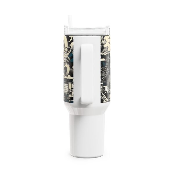 Stanley Tumbler | Comics and Anime Geek Drinkware for Gamers | Colorful Cartoon Tumbler - Image 3