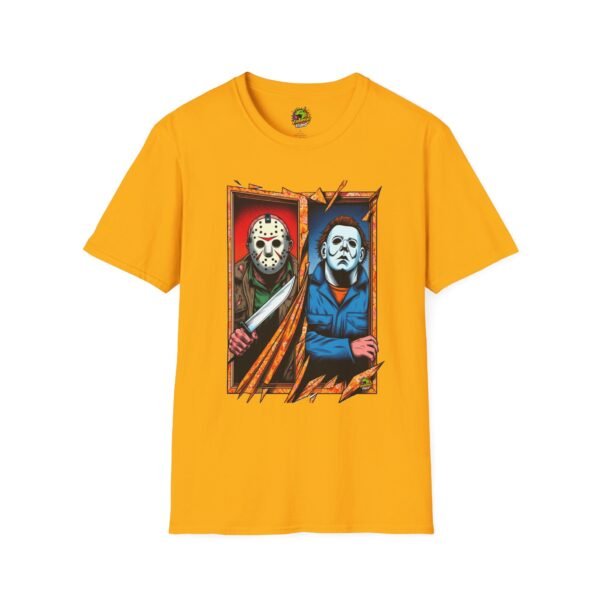 Michael Myers Vintage Tee | Jason Voorhees Funny Picnic Scene - Image 13
