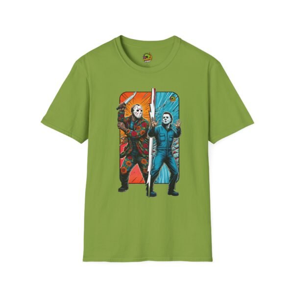 Jason Voorhees & Michael Myers Funny Horror Tee | Halloween Shirt - Image 21