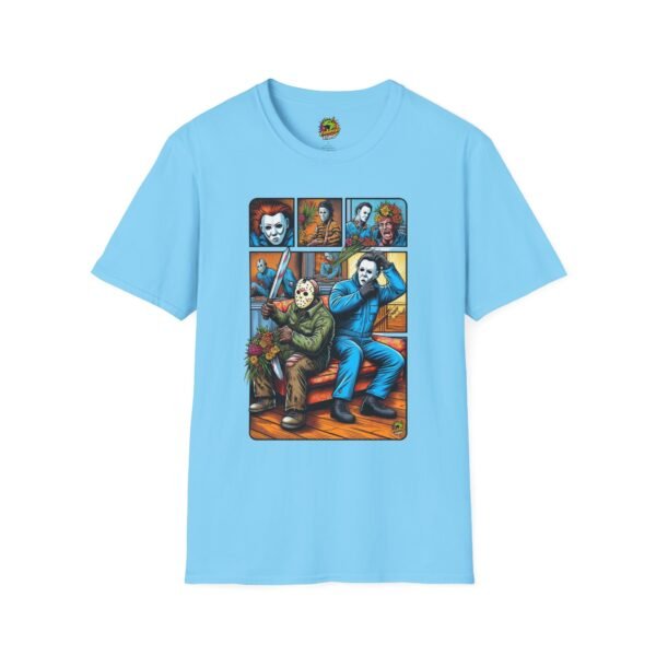 Jason Voorhees & Michael Myers Funny Shirt | Halloween Horror Tee - Image 33