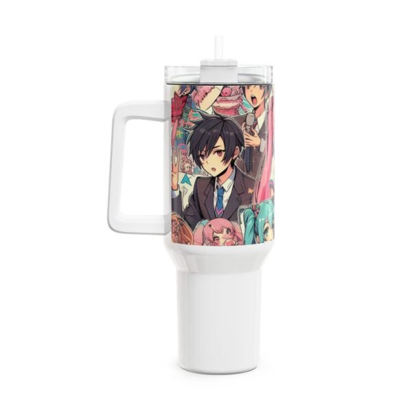 Stanley Comics Themed Tumbler | Anime Geek Drinkware for Gamers | Colorful Cartoon Tumbler - Image 2