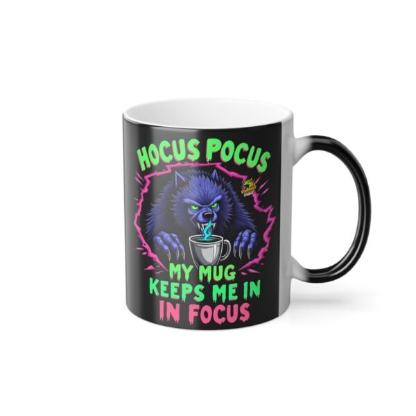 Hocus Pocus Mug | Heat Sensitive Magic Mug | Halloween Coffee Cup | Fall Color Changing Mug | Witchy Drinkware | Christmas Gift Idea - Image 4