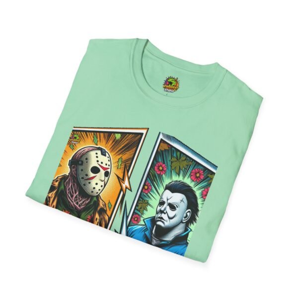 Michael Myers Shirt | Jason Voorhees Funny Vintage Horror Tee - Image 28