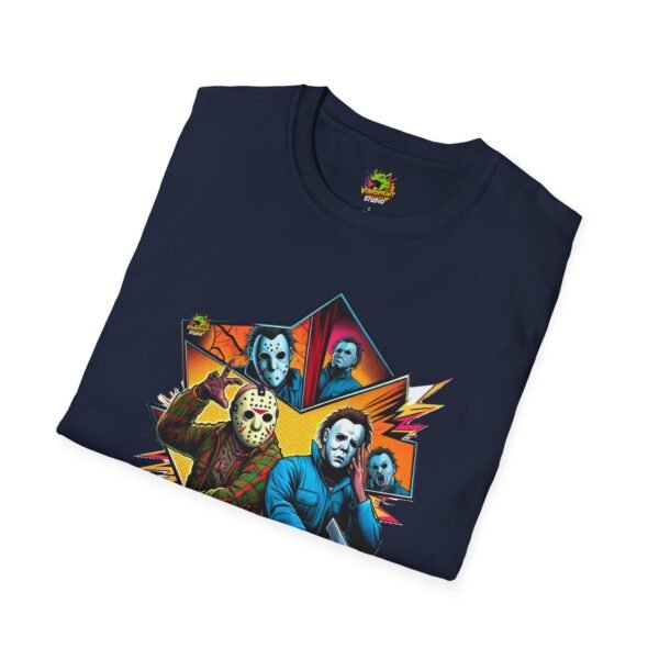 Jason Voorhees & Michael Myers Shirt | Funny Halloween Horror Tee - Image 52