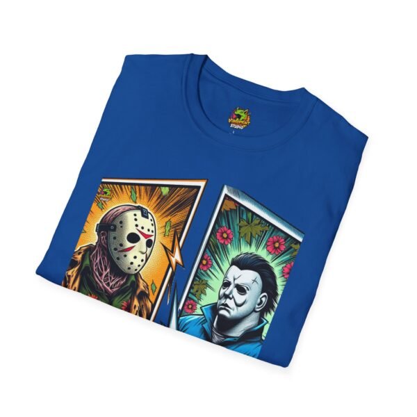 Michael Myers Shirt | Jason Voorhees Funny Vintage Horror Tee - Image 44
