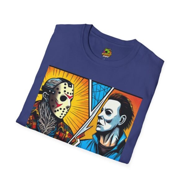 Jason & Michael Halloween Shirt | Funny Vintage Horror Tee - Image 48