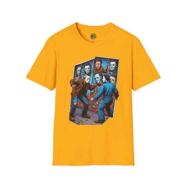 Funny Michael Myers Shirt | Jason & Michael Horror Picnic Tee - Image 13