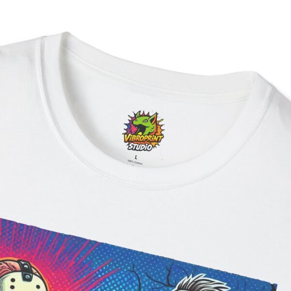 Jason Voorhees & Michael Myers Shirt | Funny Vintage Halloween Tee - Image 3