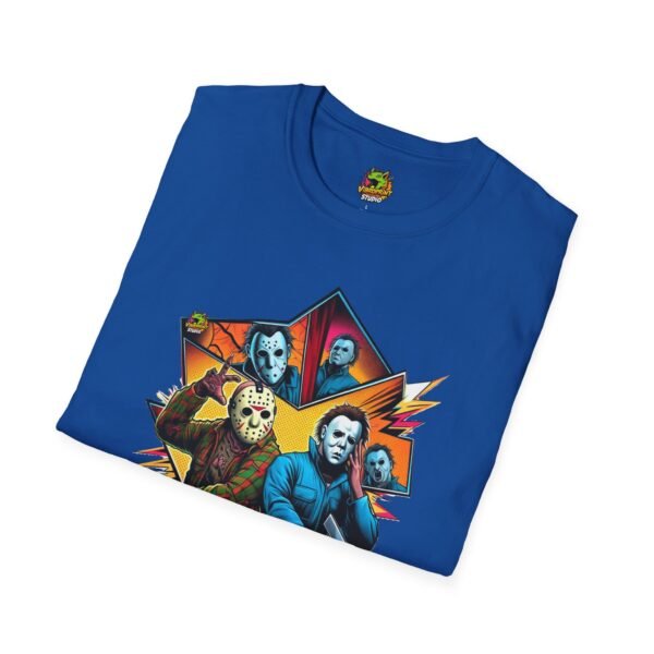 Jason Voorhees & Michael Myers Shirt | Funny Halloween Horror Tee - Image 44