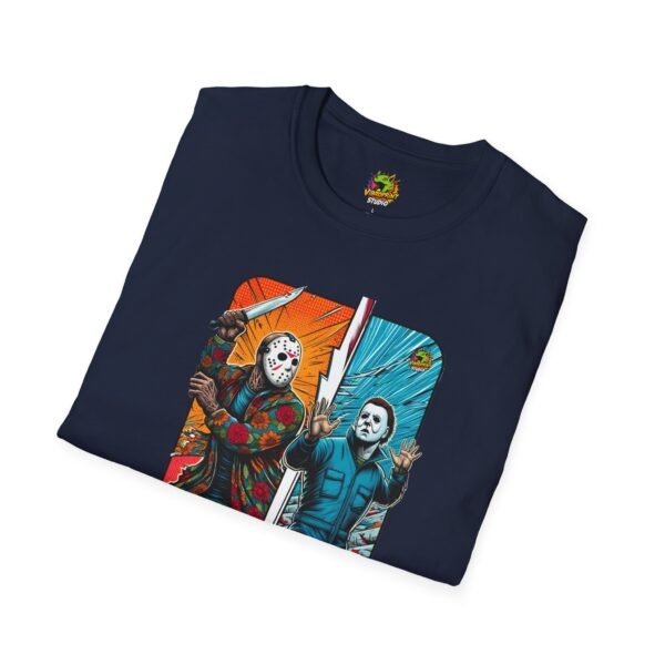 Jason Voorhees & Michael Myers Funny Horror Tee | Halloween Shirt - Image 52