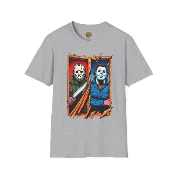 Michael Myers Vintage Tee | Jason Voorhees Funny Picnic Scene - Image 9