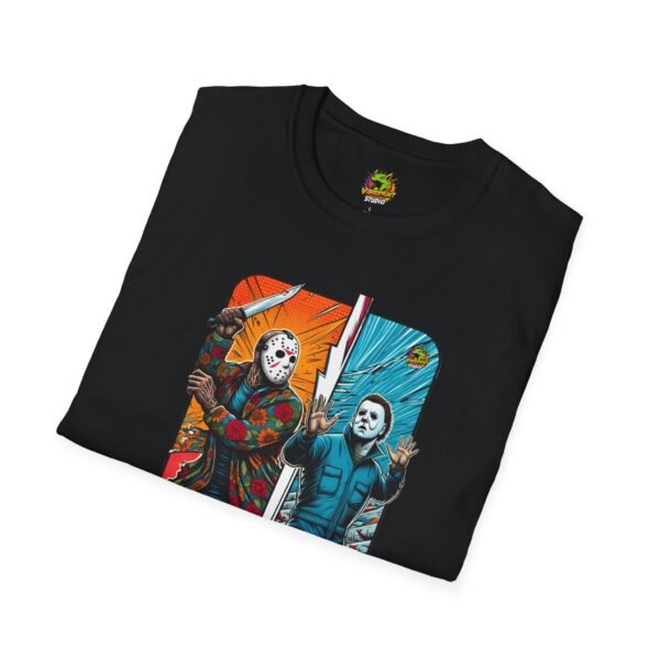 Jason Voorhees & Michael Myers Funny Horror Tee | Halloween Shirt - Image 8