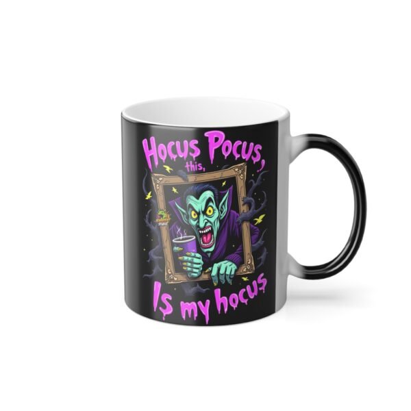 Hocus Pocus Mug | Color Changing Magic Mug | Heat Reveal Halloween Cup | Witchy Fall Drinkware | Christmas Gift Idea | Spooky Coffee Mug - Image 4