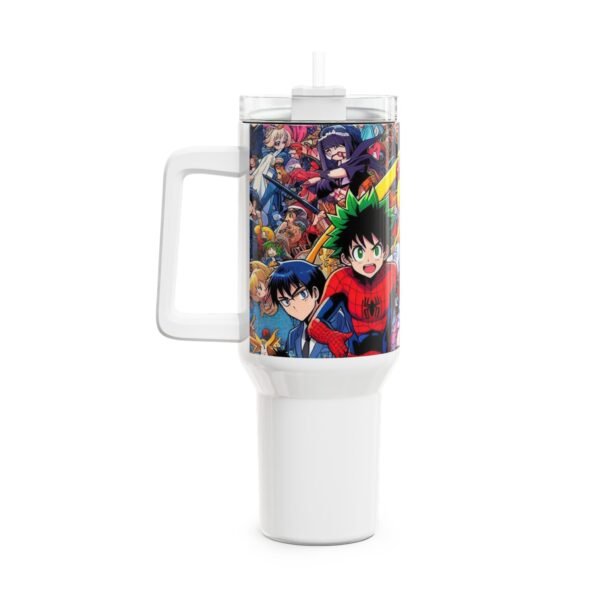 Stanley Tumbler | Anime Geek Drinkware for Gamers | Colorful Cartoon Tumbler - Image 2