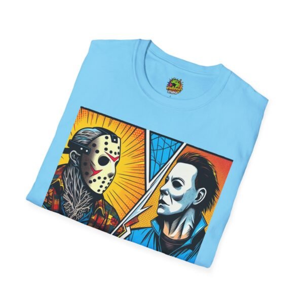 Jason & Michael Halloween Shirt | Funny Vintage Horror Tee - Image 36