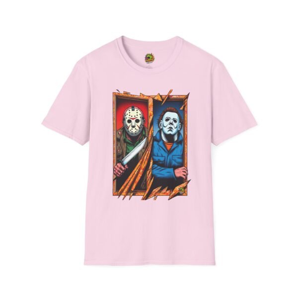 Michael Myers Vintage Tee | Jason Voorhees Funny Picnic Scene - Image 57