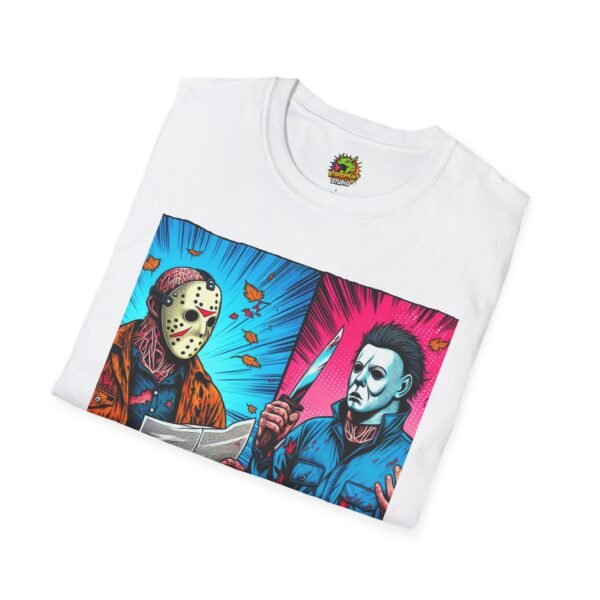 Michael Myers Vintage Tee | Jason Voorhees Funny Halloween Picnic Shirt - Image 4