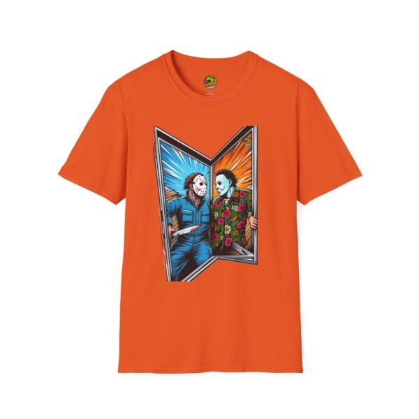 Funny Michael Myers Shirt | Jason Voorhees and Michael Halloween Tee - Image 17