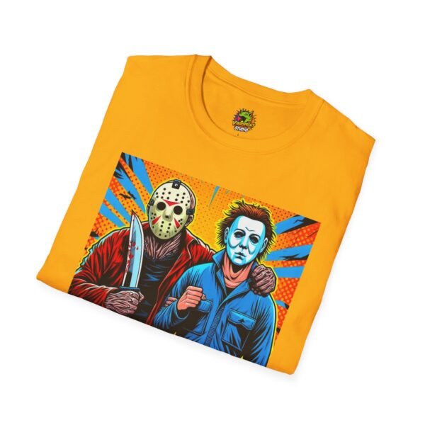 Jason Voorhees & Michael Myers Shirt | Funny Halloween Horror Tee - Image 16