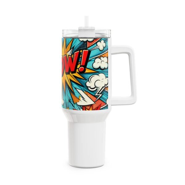 Stanley Tumbler | Anime and Comic Geek Drinkware | Colorful Cartoon Tumbler for Gamers - Image 4