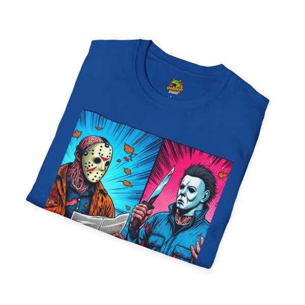 Michael Myers Vintage Tee | Jason Voorhees Funny Halloween Picnic Shirt - Image 44