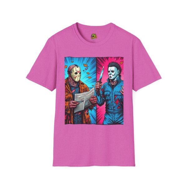 Michael Myers Vintage Tee | Jason Voorhees Funny Halloween Picnic Shirt - Image 61