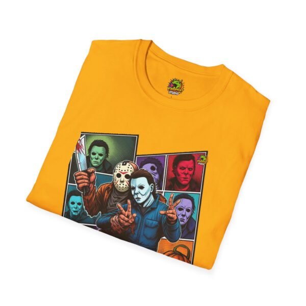 Jason Voorhees & Michael Myers Funny Shirt | Halloween Picnic Tee - Image 16