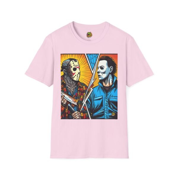 Jason & Michael Halloween Shirt | Funny Vintage Horror Tee - Image 57