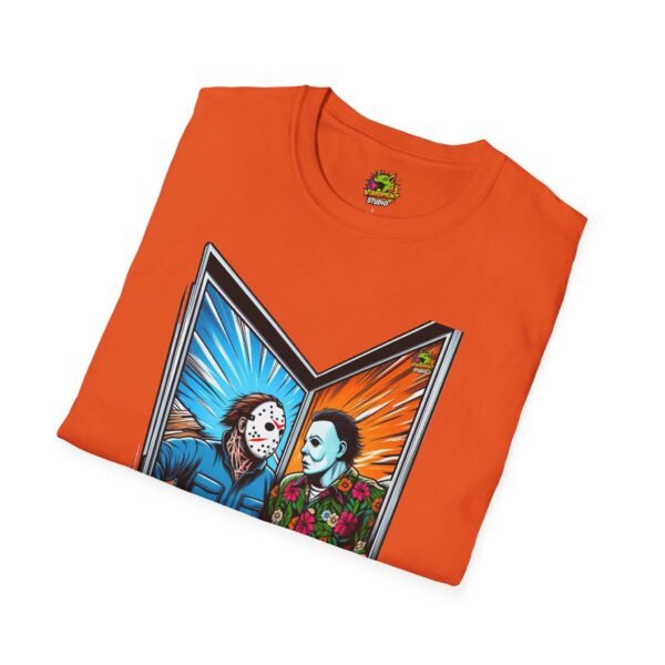 Funny Michael Myers Shirt | Jason Voorhees and Michael Halloween Tee - Image 20