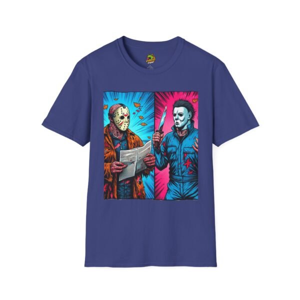 Michael Myers Vintage Tee | Jason Voorhees Funny Halloween Picnic Shirt - Image 45