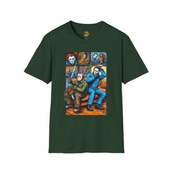 Jason Voorhees & Michael Myers Funny Shirt | Halloween Horror Tee - Image 29