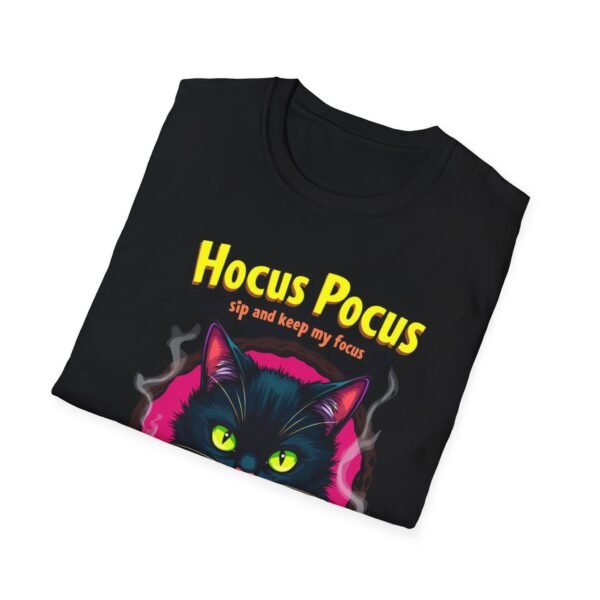 Fall Seasoned Shirt | Hocus Pocus Shirt | Fall Season Shirt | Retro 80s Neon | Halloween Cat Tee | Pumpkin Spice Latte | Cute Fall - Image 4