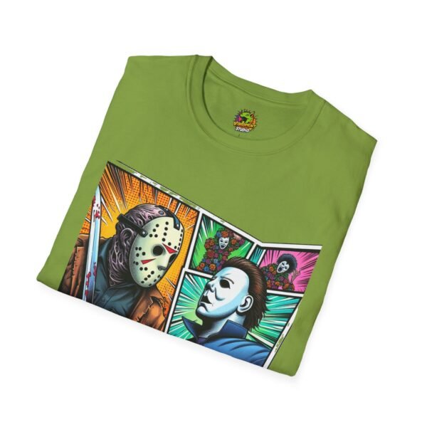 Jason Voorhees & Michael Myers Shirt | Funny Vintage Halloween Tee - Image 24