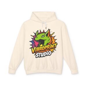 Vibroprint Studio Logo Hoodie | Premium Pullover Sweatshirt | Unisex Original Art Apparel | Exclusive Vibroprint Hoodie for Creators