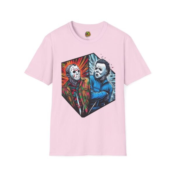 Funny Jason & Michael Myers Shirt | Halloween Horror T-Shirt - Image 57