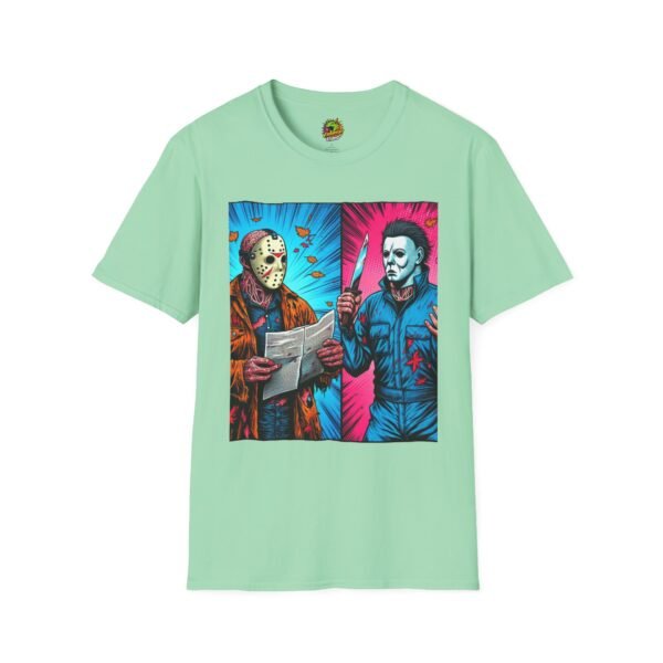 Michael Myers Vintage Tee | Jason Voorhees Funny Halloween Picnic Shirt - Image 25