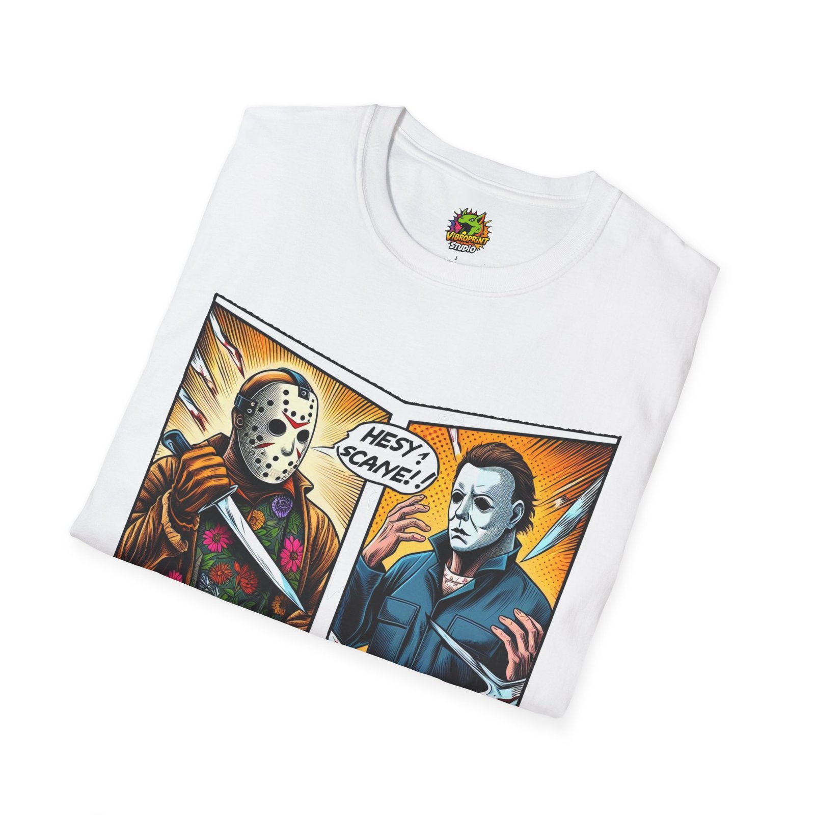 Michael Myers Vintage Shirt | Jason Voorhees Funny Halloween Tee - Image 4