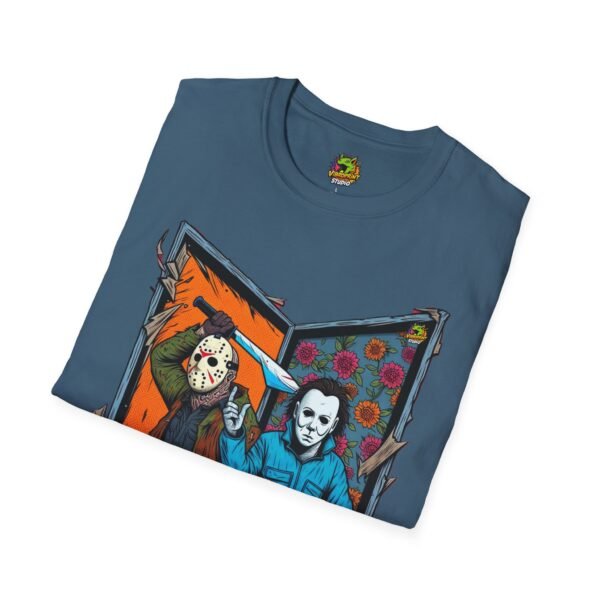 Jason Voorhees & Michael Myers T-Shirt | Funny Horror Tee - Image 40