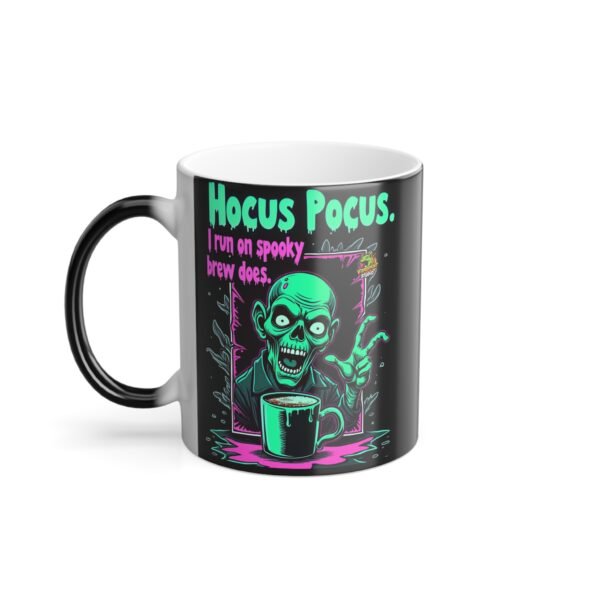 Hocus Pocus Mug | Color Changing Heat Reveal Coffee Mug | Witchy Halloween Cup | Magical Fall Drinkware | Spooky Christmas Gift - Image 3