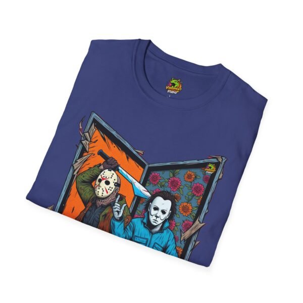 Jason Voorhees & Michael Myers T-Shirt | Funny Horror Tee - Image 48