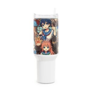 Stanley Tumbler | Geek and Gamer Drinkware for Anime Fans | Colorful Cartoon Tumbler