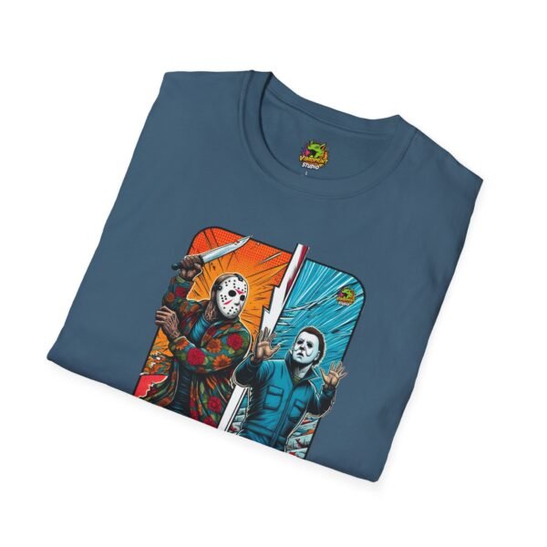 Jason Voorhees & Michael Myers Funny Horror Tee | Halloween Shirt - Image 40
