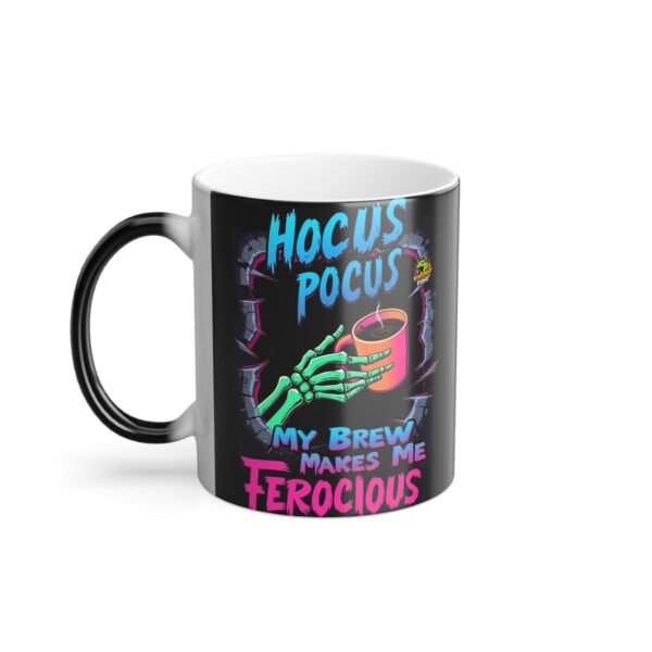 Hocus Pocus Mug | Heat Changing Halloween Mug | Color Reveal Magic Cup | Fall Drinkware | Witchy Christmas Gift | Spooky Coffee Mug - Image 3