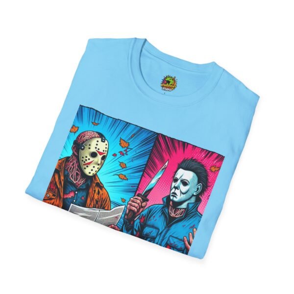 Michael Myers Vintage Tee | Jason Voorhees Funny Halloween Picnic Shirt - Image 36