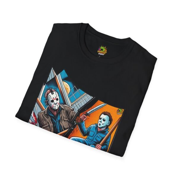 Michael Myers Vintage Shirt | Jason & Michael Halloween Picnic Tee - Image 8